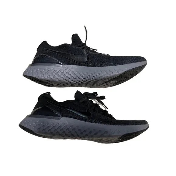 Nike Epic React Flyknit 2 Black Anthracite Men's Shoes BQ8928-001 Multi S 11.5 - Picture 2 of 7